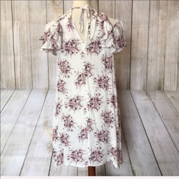 Floral print cold shoulder dress - Picture 7 of 7